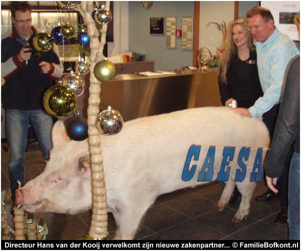 Caesar: Dag kinderen, op welke afdeling moet ik zijn?...